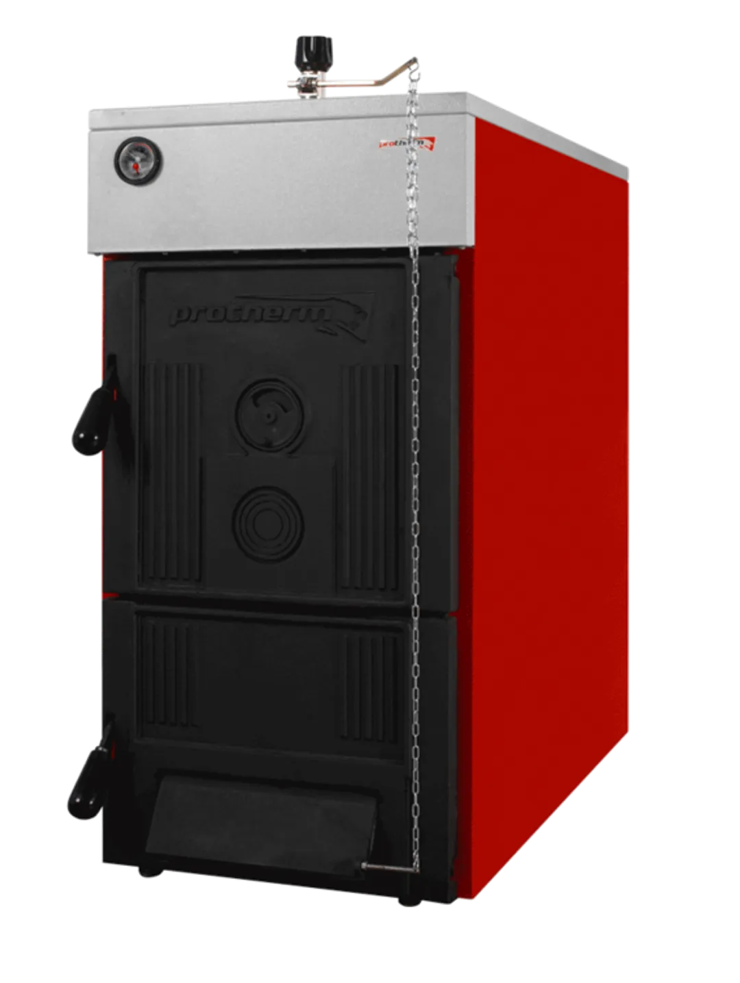 Котел напольный чугунный твердотопливный Protherm Бобёр 50 DLO 39кВт.