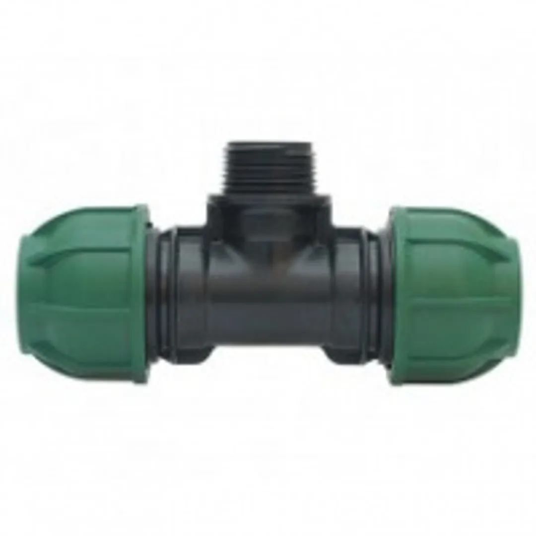 PN10 Тройник компрессионный с наружной резьбой 20x3/4" NORMA