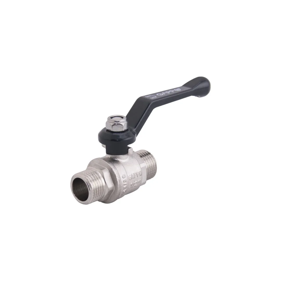 Кран шаровый полнопроходной НР/НР 1" ручка алюм. GAPPO