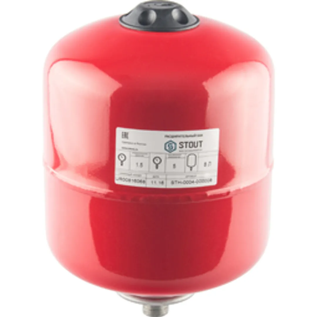 Бак мембранный для отопления 8 л. STOUT