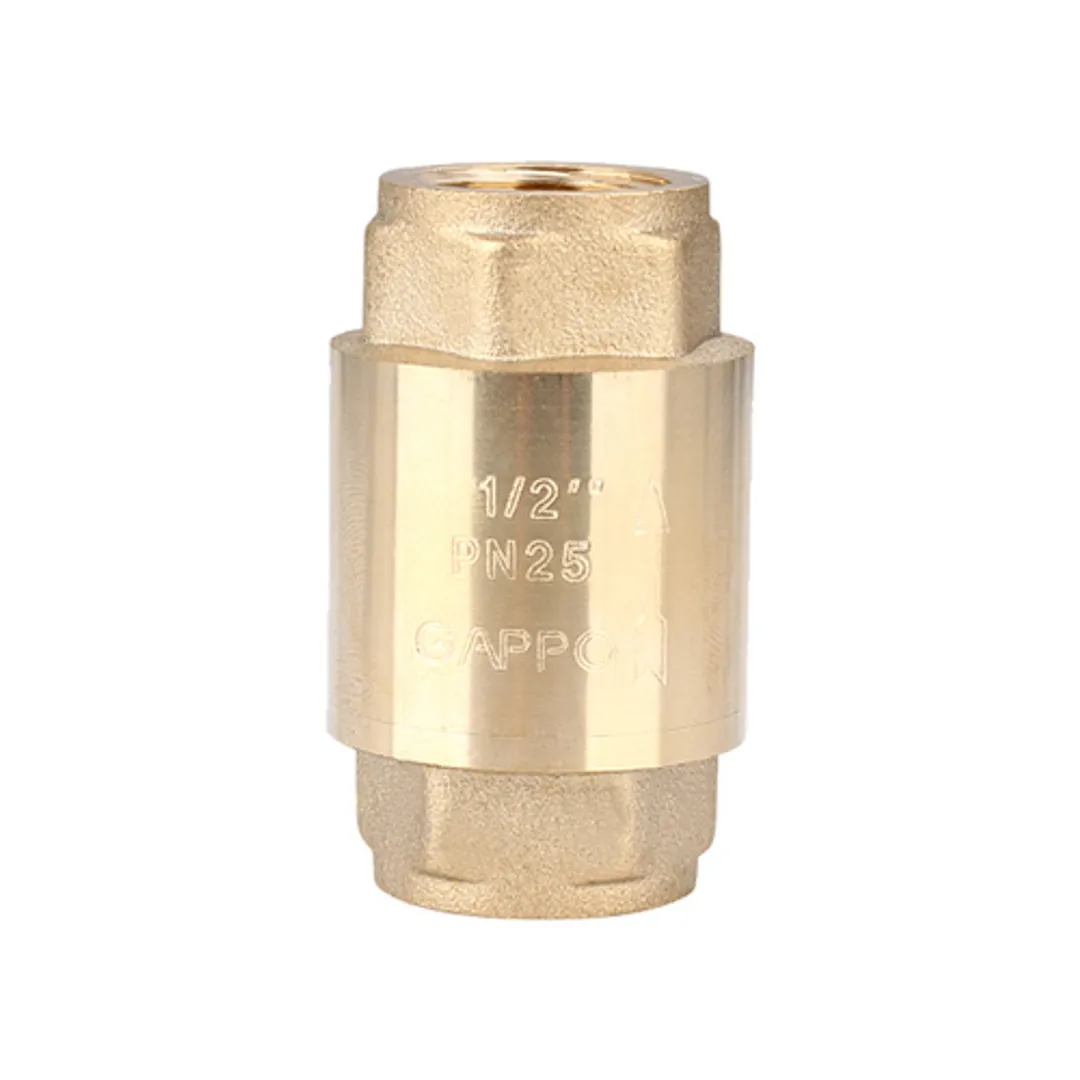 Клапан обратный 1,1/4" с латунным сердечником GAPPO