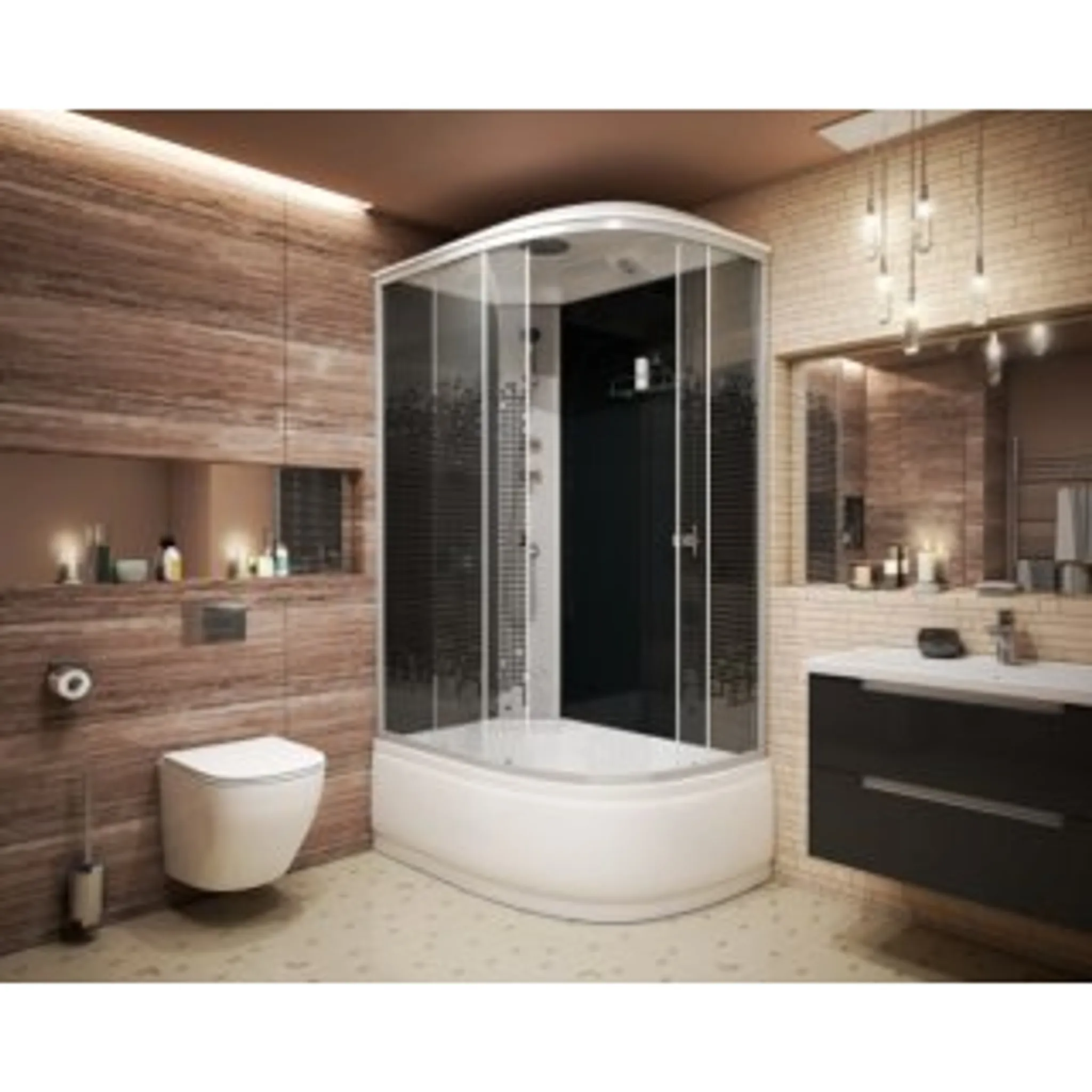 Душевая кабина Niagara ECO NG-7510-14L с высоким поддоном