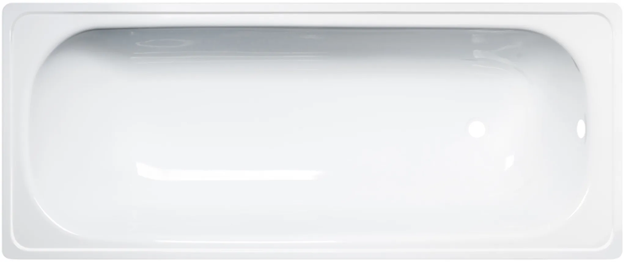 Ванна стальная ANTIKA 150x70x40 cм. с опорной подставкой, с рантом, белая орхидея ВИЗ