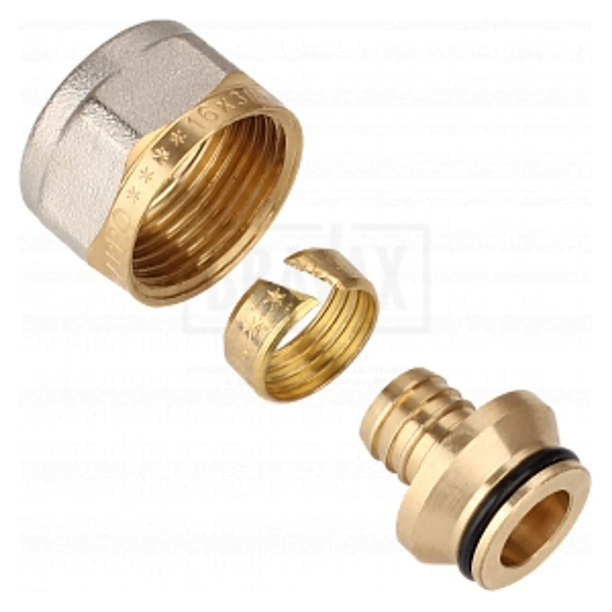 Концовка разборная для Pex 16х2,0х3/4"EK GAPPO