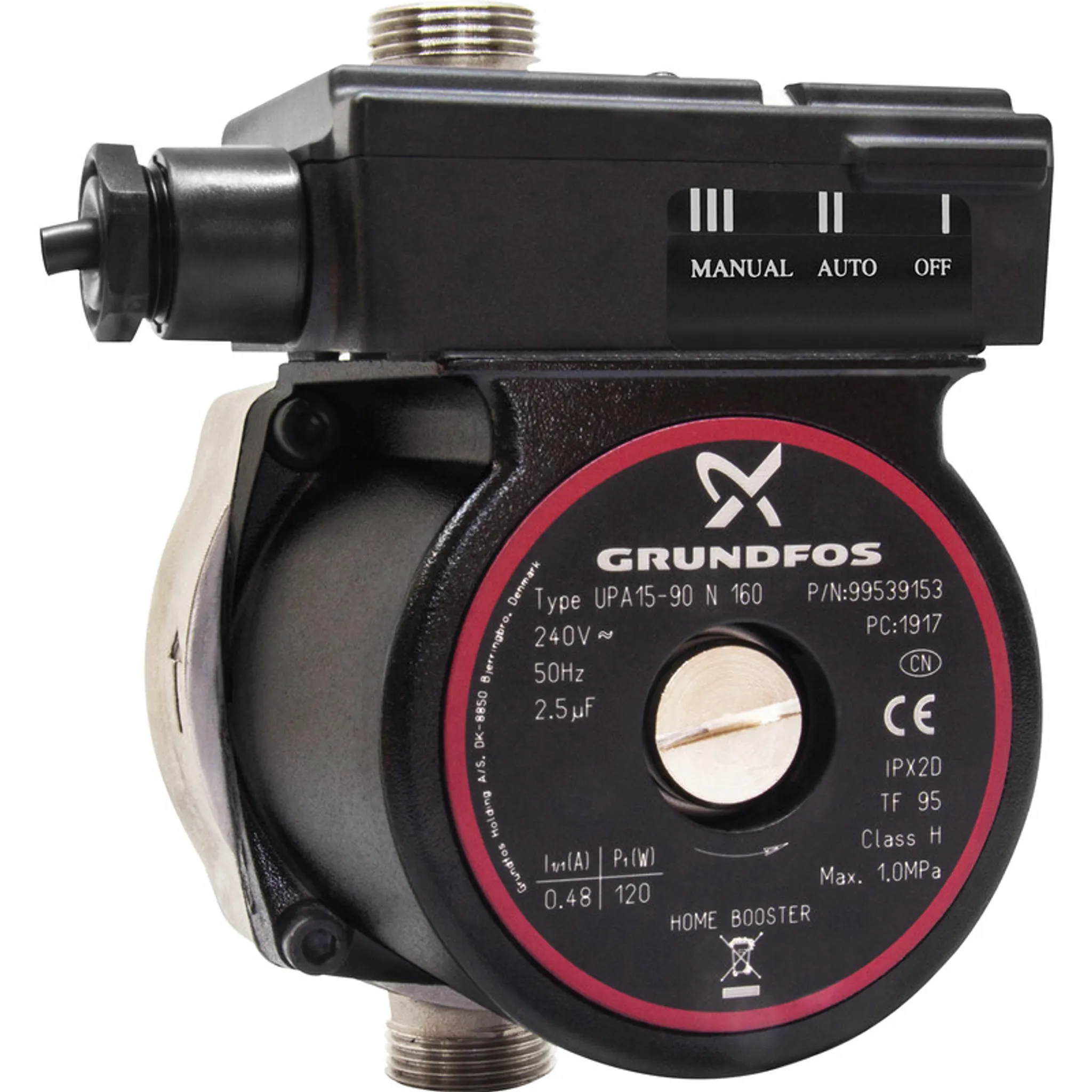 Повысительный насос для ГВС Grundfos UPA15-90 160 1x230в