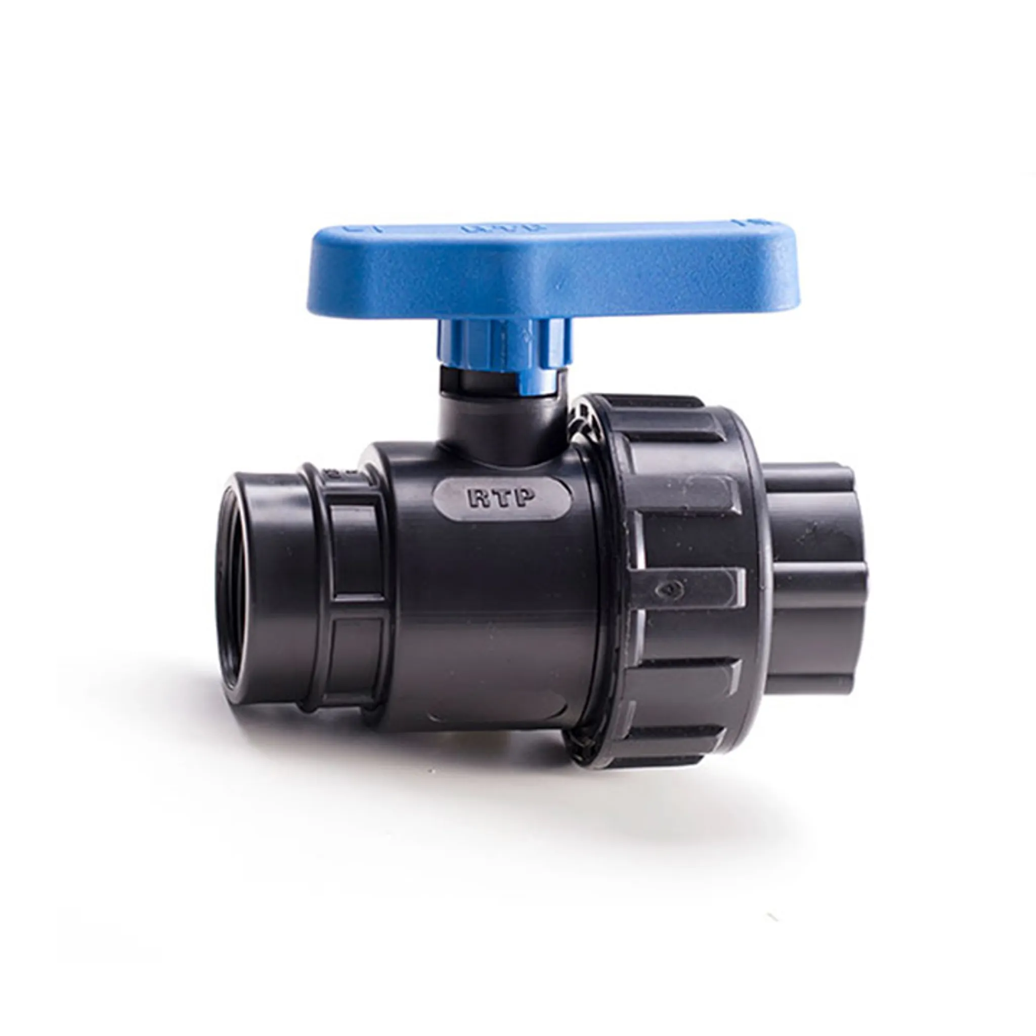 Кран шаровый компрессионный ВР/ВР 1,1/4"х1,1/4" ПНД /30 шт.уп/