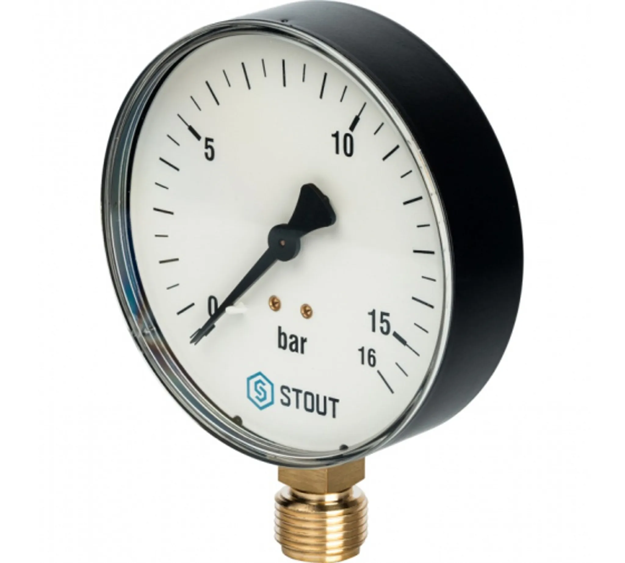 Манометр радиальный 50 мм 6 bar 1/4" STOUT
