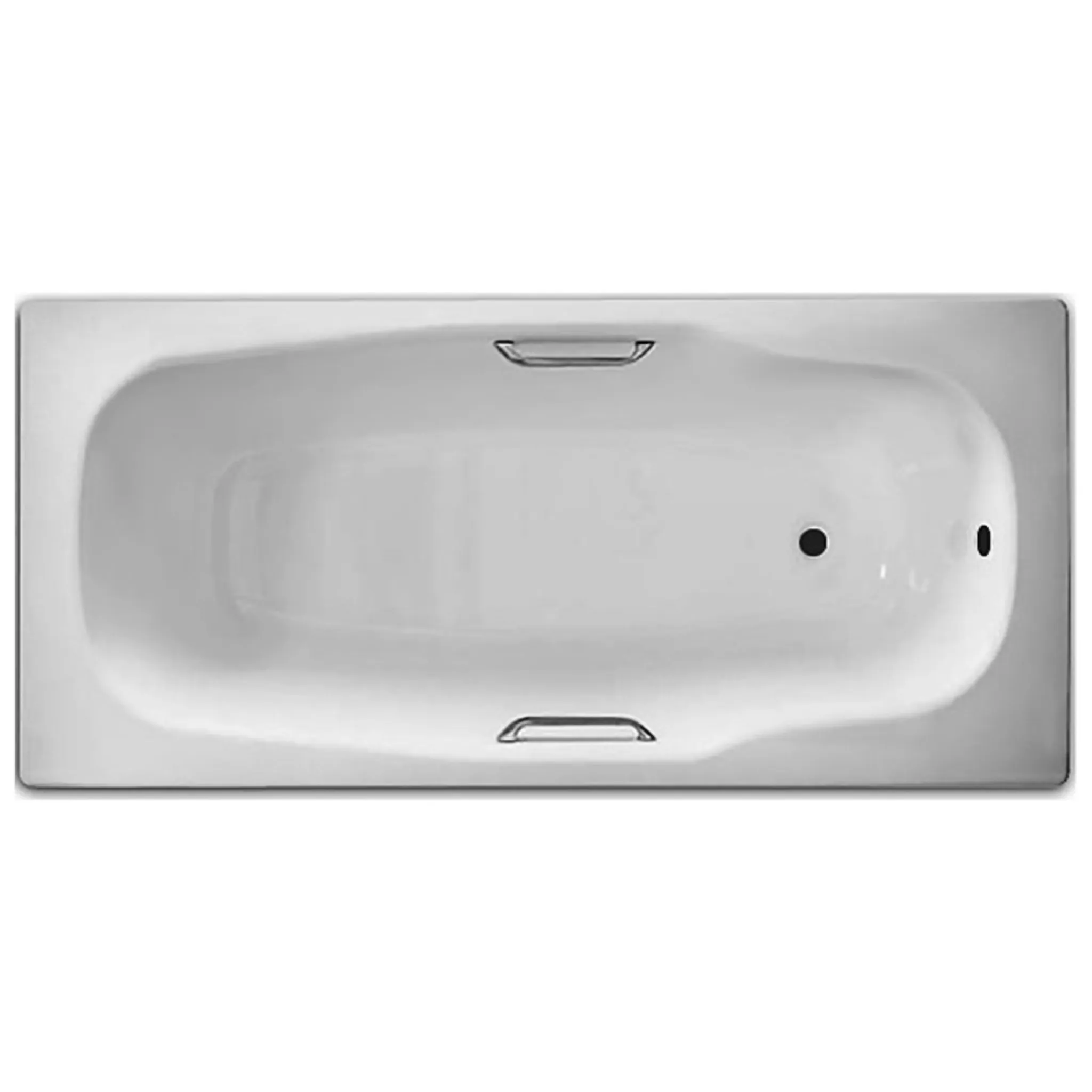 Ванна стальная ATLANTICA HG B80J с шумоизоляцией 180х80 см 3.5 мм с ручками BLB